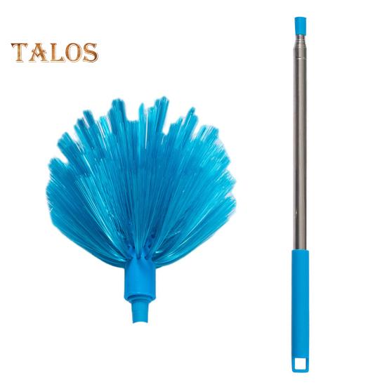 

Пылесос с удлинителем Телескопический инструмент для уборки из нержавеющей стали Компактная многоцелевая щетка для уборки светло-синий