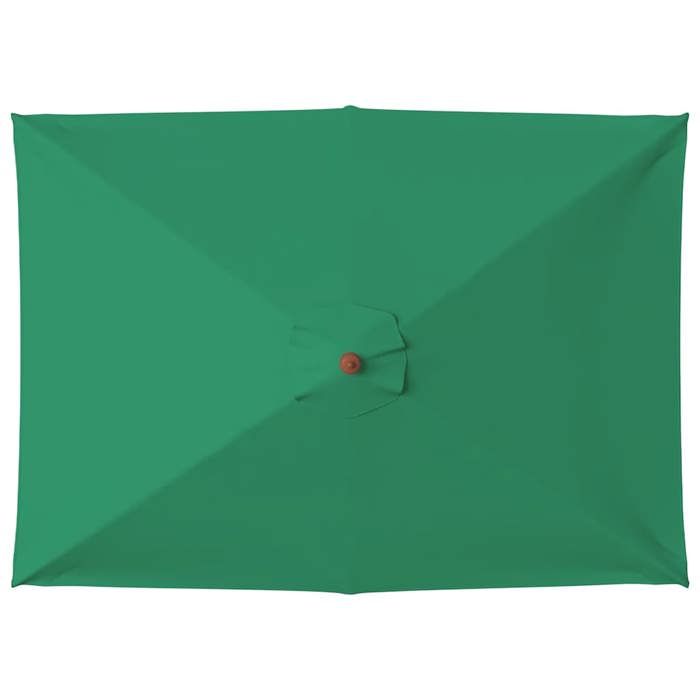 VidaXL Parasol d'Extérieur avec Mât en Bois, Pare-soleil de Patio, Abri de Soleil, Parasol de Plage Jardin Terrasse Balcon, 44534