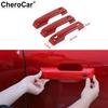 Exterior Side Door Handle Decor Cover Trim Accessories For Ford Bronco + Red