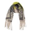 Autumn and winter new loop yarn imitation mohair jacquard small flower scarf