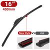 Automotive Universal J/U Hook Double Rubber Strip Wiper Blade Boneless Wiper Blade 14 "16" 18 "19" 20 "21" 22 "24" 26“