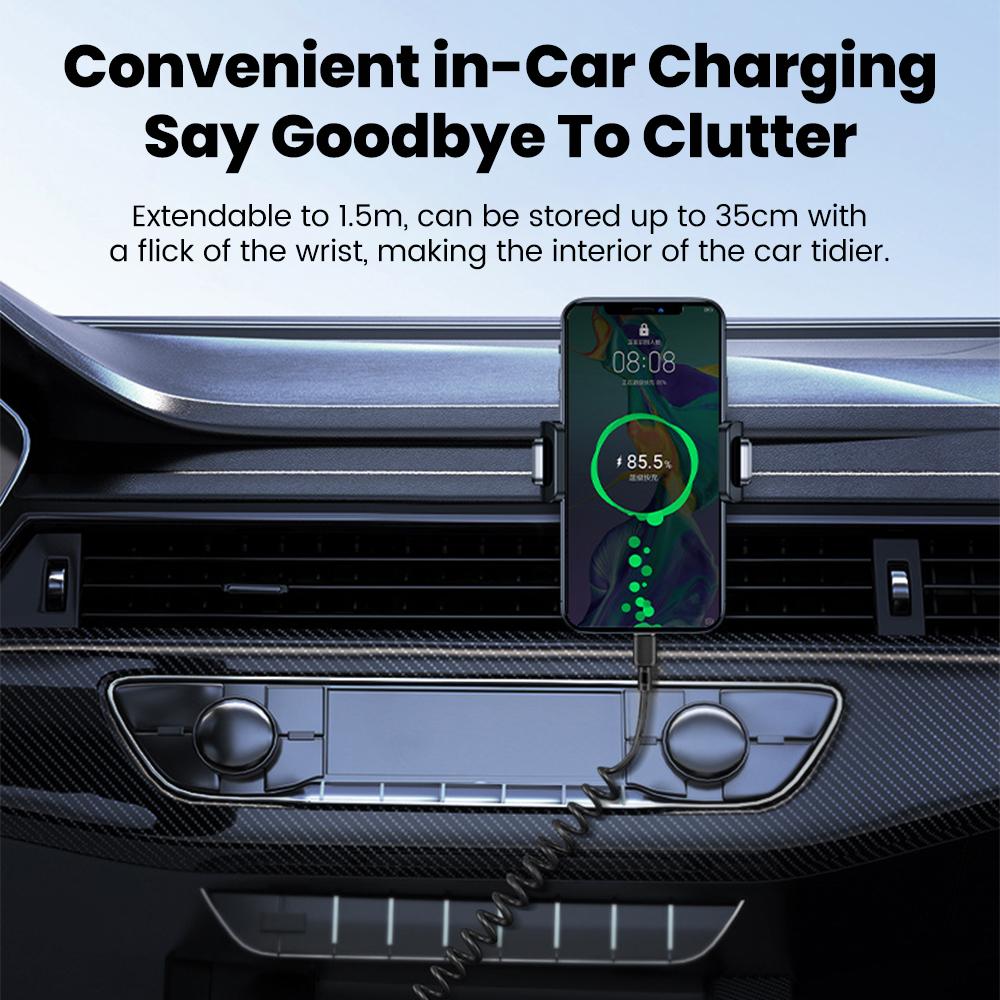 Das superschnelle Ladekabel mit Federaufzug vom Typ C mit 66 W ist für das Carplay-Datenkabel des Huawei iPhone geeignet