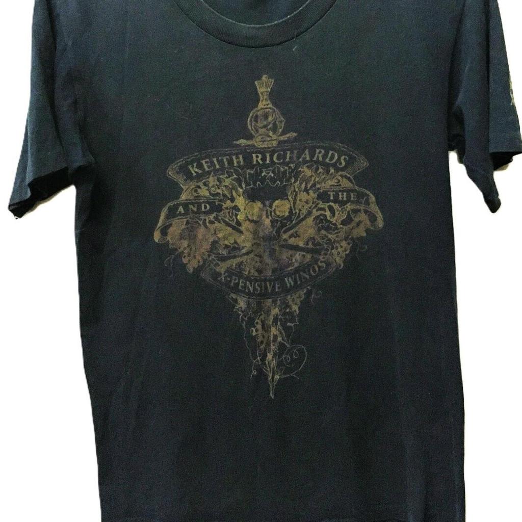 Vintage 90s 1992 Keith Richards And The X-Pensive Winos Rock Tour Concert Promo T Shirt