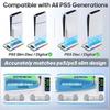 with PS5 3 USB 1 Charging Stand with Vertical Cooling Dual Controller Charging Station with LED Console Support [Compatible PS5/Slim/Pro] + Type-C