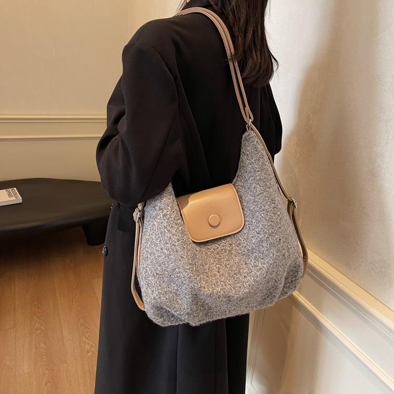 

Простой рюкзак женский зимний новый Ins сумка через плечо большая вместительная сумка Premium Sense