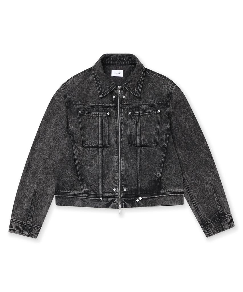 Grailz Overdyed Denim Trucker [Black]