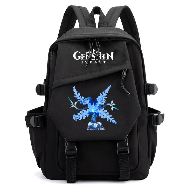 Anime Game Travel Backpack Printed Canvas Backpack for Boy Girl School Bag Students Women Large Capacity Bookbag Usb Charging Kids Gifts