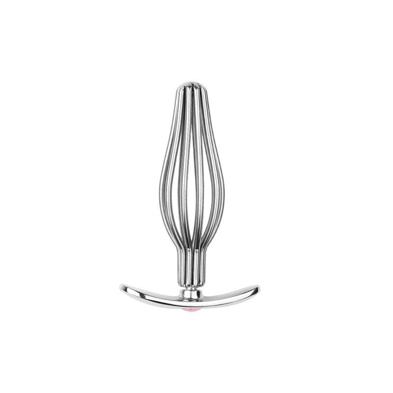 Metal Hollow Anal Plug for Self-Pleasure and Stimulation - Adult Sex Toy