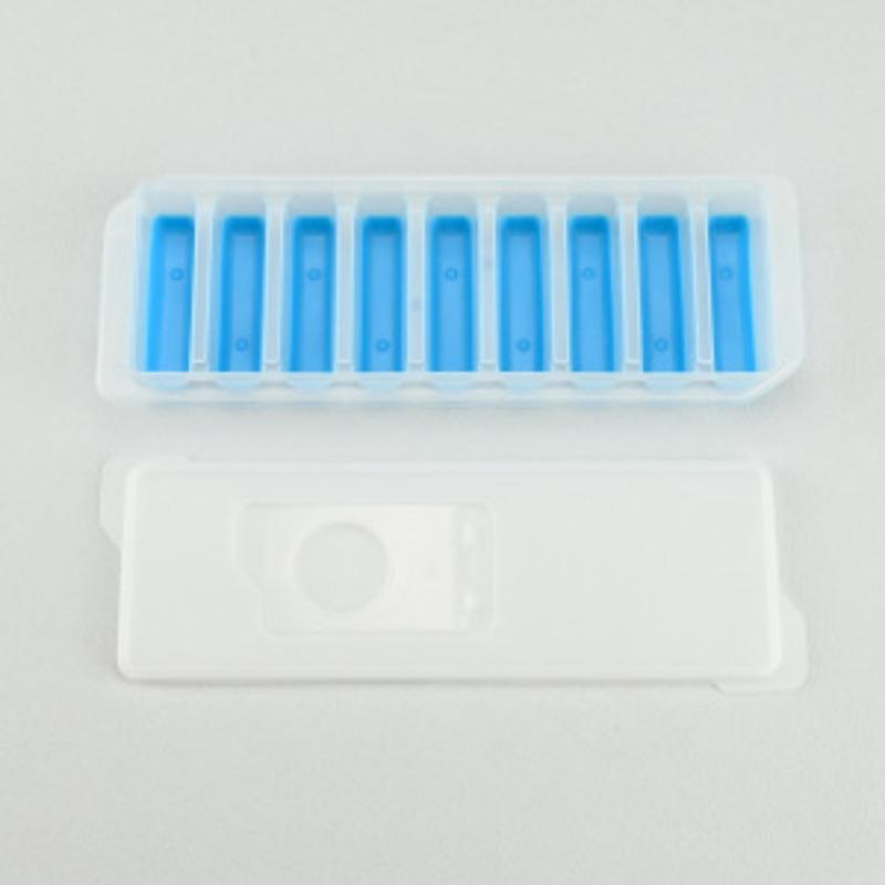 Silicone 9/12 Grid Giant Silicone Ice Cubes Square Tray Mold Orange Non-Toxic Durable Wine Ice Cube Bar Blocks Maker