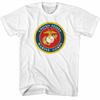 U.S. Marine Corps Seal White Adult T-Shirt