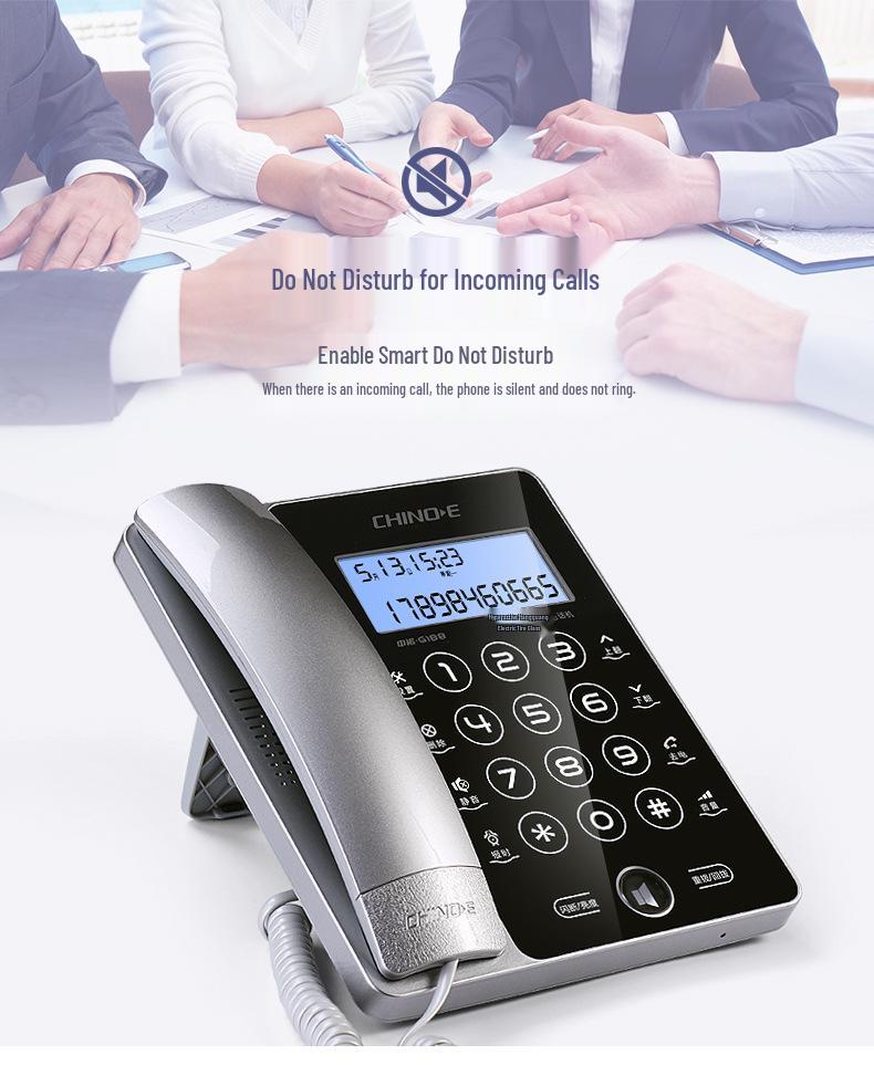 Zhongnuo G188 Touch Screen Wired Landline Phone