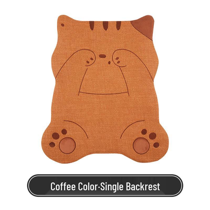 Cartoon Cute Girl Shy Cat Car Seat Cushion for All Seasons, Fits Volkswagen Golf, Bora, Sagitar, Tharu.