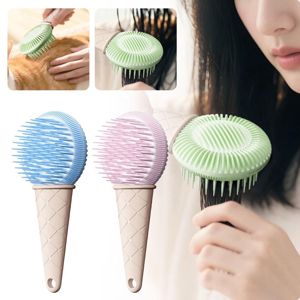 Multi-functional Silicone Massage Comb Double-sided Pet Cleaning Brush Pets Supplies