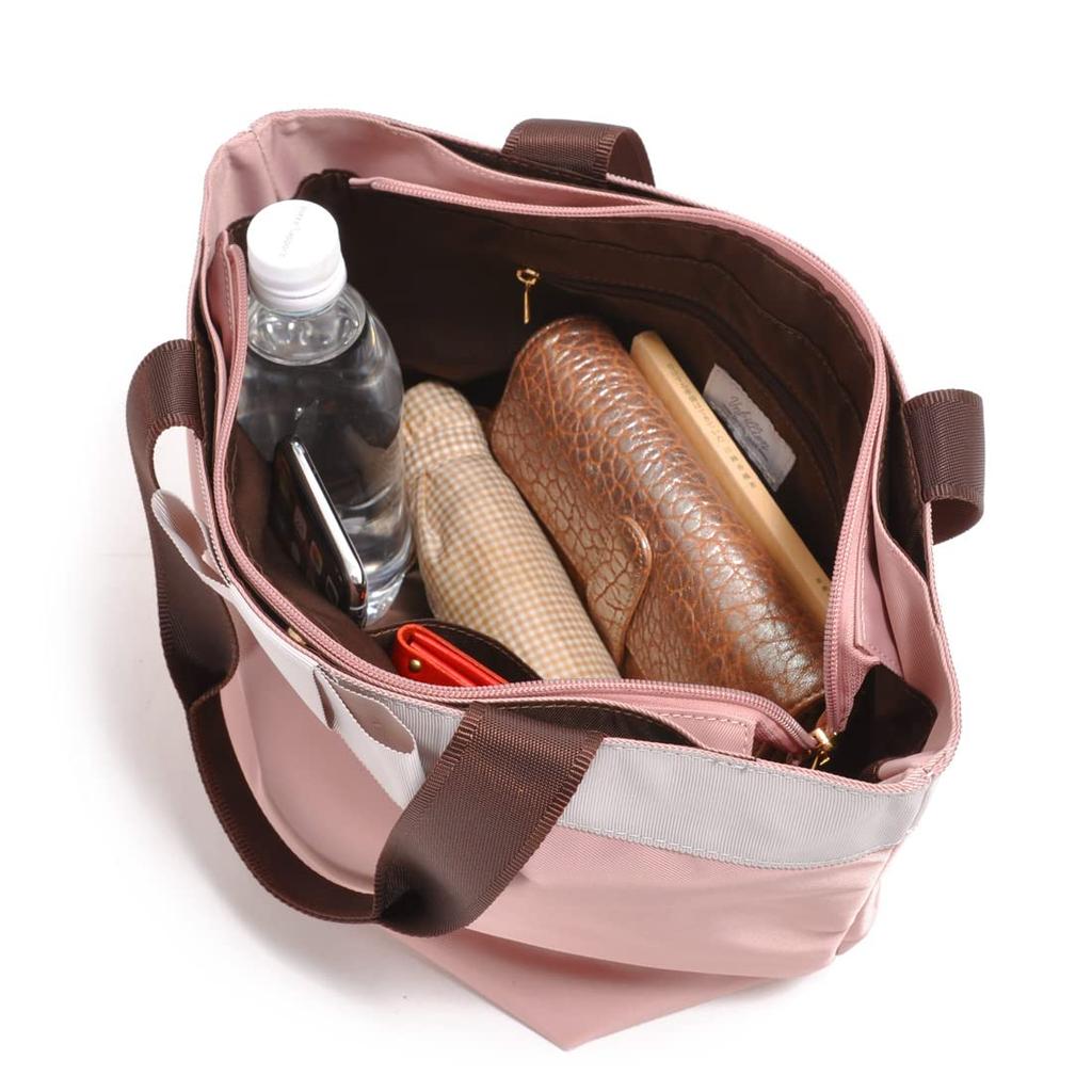 Web-exclusive nylon ribbon tote bag S