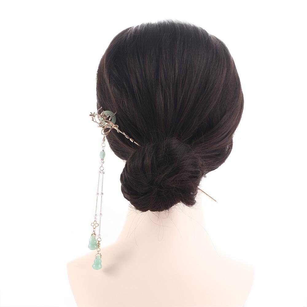 Flower Pendent For Girls Tassel Korean Hanfu Hairpins Women Hair Sticks Hair Clip Chinese Hair Fork