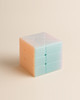 Qiyi 3x3 Windmill Cube Magic Puzzle Hlavolam Kartáčovaná samolepka 56mm Vzdělávací černá Twisty hračky bez samolepek pro děti