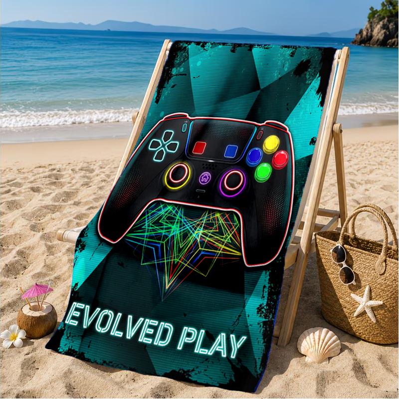 Colorful Gaming Adventure Beach Towel, Microfiber Beach Towel, Perfect For Pool, Beach, Travel, Home Decor Beach Party Fan Gifts