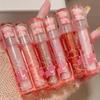 Pearly Glitter Liquid Eyeshadow Stick Long-lasting Lustrous Dewy Finish Light Pink Coral Shade Brightening Skin Tone Face Highlighter Stick