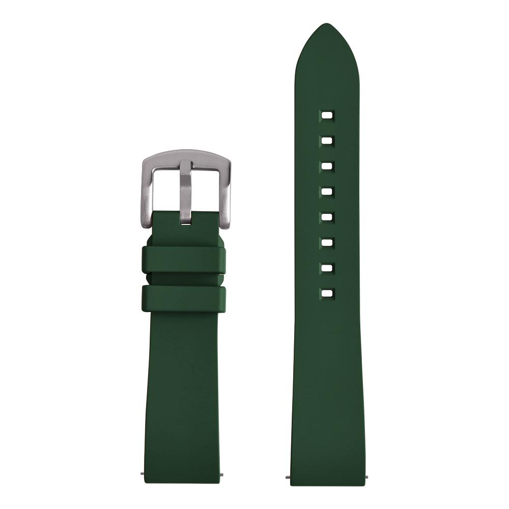 Klassisches FKM-Gummi-Uhrenarmband 18mm 19mm 20mm 21mm 22mm 23mm 24mm Schnellverschluss Wasserdicht Tauchen Fluorkautschuk-Uhrenarmband