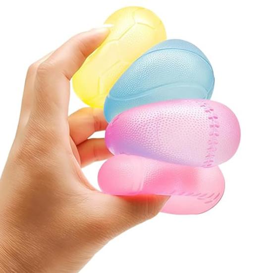 Sports Ball Squeeze Toy Stress Relief Mini Basketball Baseball Rugby Football Tennis Fidget Toy Decompression Stress Ball Party Favors