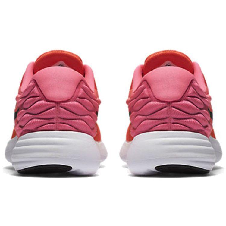 Nike Lunar Stelos Comfortable Shock Absorption Non-Slip Breathable Low-Top Casual Running Shoes Women sneaker Orange Pink 844736-600