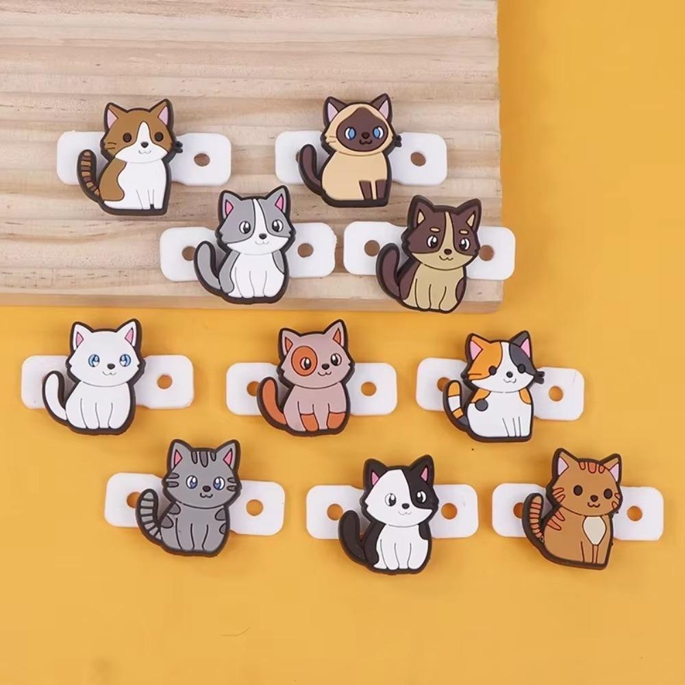 Silikonový tlumič vibrací tenisové rakety Kreslená kočka Tlumiče vibrací rakety Sport