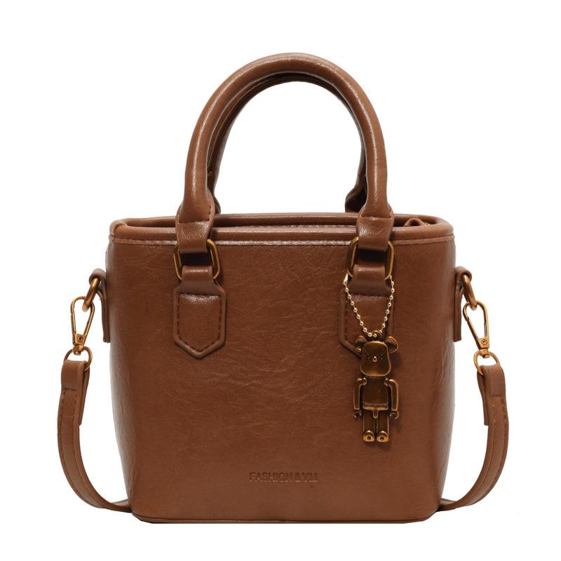 Handbag Women's New Solid Color Versatile Fashion Shoulder Messenger Bag