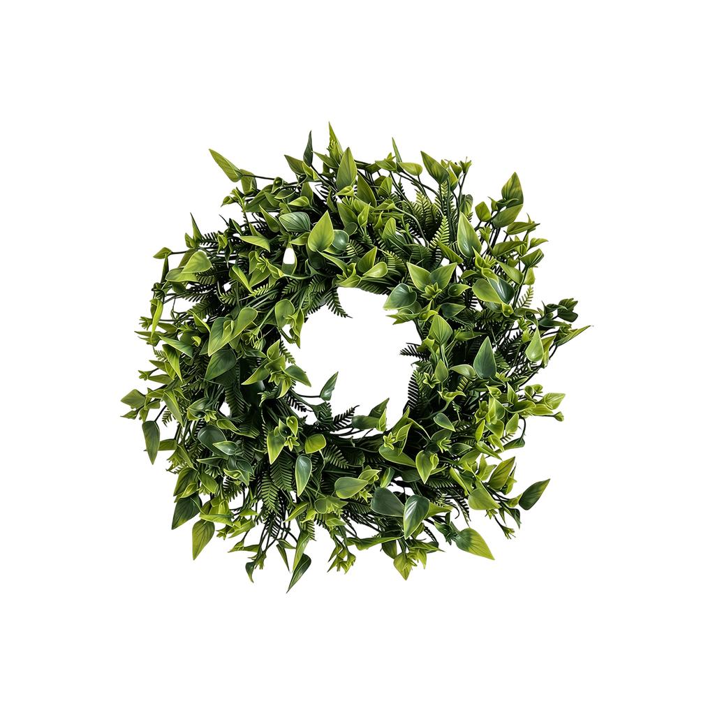 3D 30cm Hufeisen Gras Kranz Heimdeko Künstliche Grüne Pflanze Wohnzimmer Wandbehang Hochzeitskulisse Requisiten