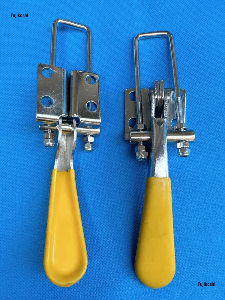 Yellow Adjustable Stainless Steel Mixer Handle Latch with Four Holes