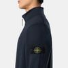 STONE ISLAND Ss25 Solid Color Stand Collar Half Zip Long Sleeve Sweatshirt Men Sweatshirt Navy-Blue K1S1561006-19S0051-V0020