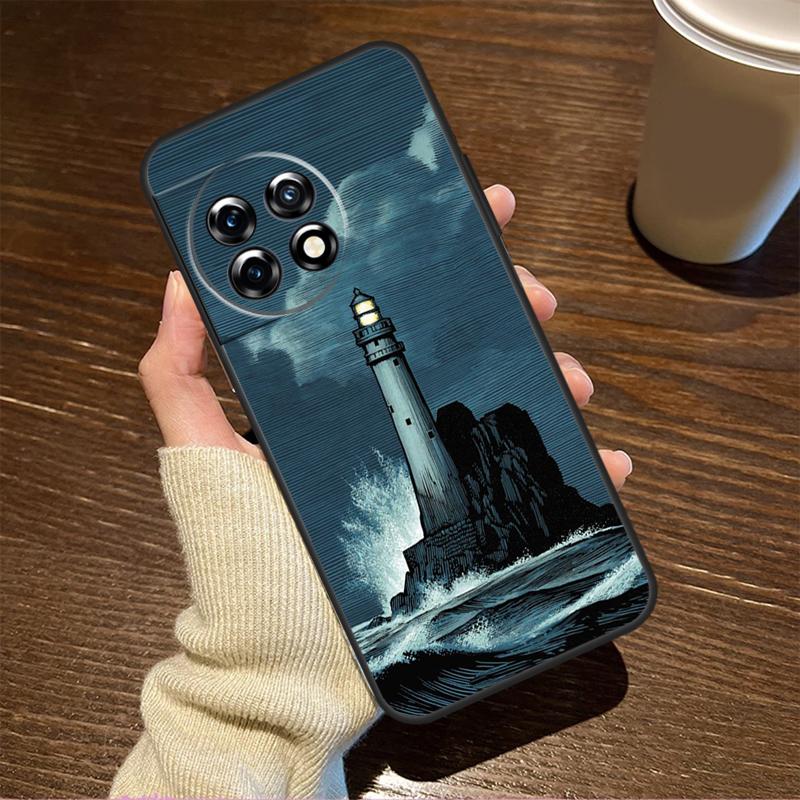 Lighthouse For OnePlus 15 13 12 11 15R 13R 12R 8T 10T 13T Case For OnePlus Nord 5 CE 2 3 4 Lite N20 N30