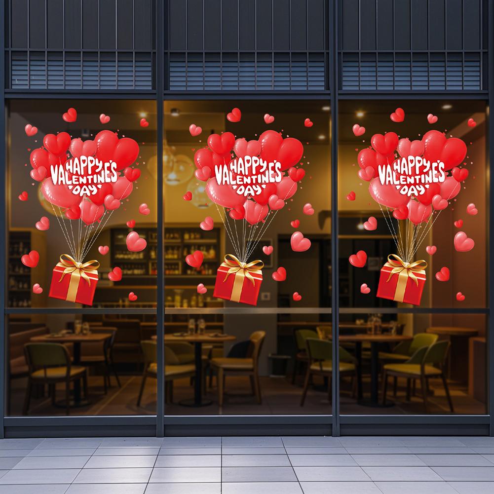 Red Heart Designs Heart Window Decals Window Clings