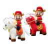 Horse Doll 2026 Year of The Horse Wealth Symbol Talisman for Chinese New Year Decor Zodiac Souvenir Gift