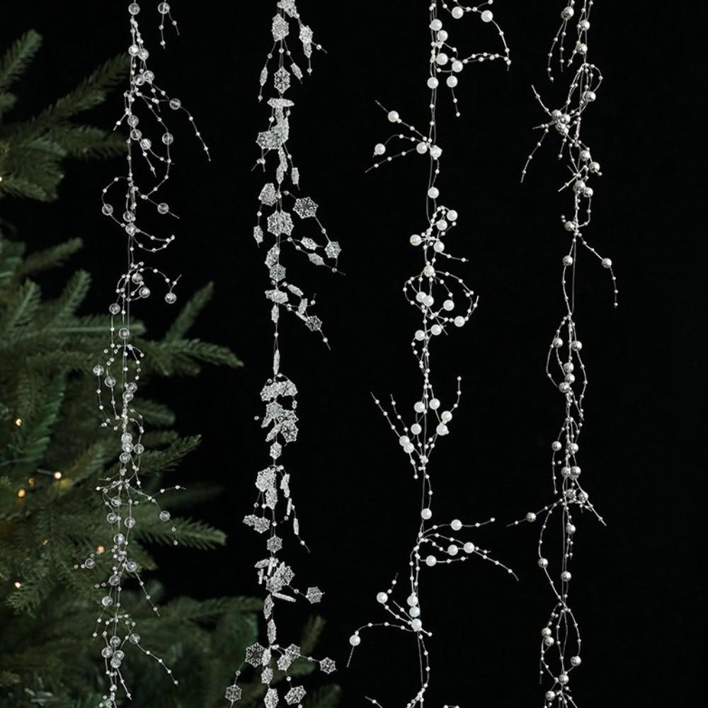 Christmas Tree Crystal Beads Curtain Acrylic Wedding Party Supplies Xmas Tree Garland  Home Decor