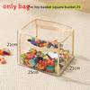 Childrens Plastic Toy Organizer Box With Cube Shape For Home And Playroom Storage Solutions
