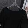 Round Neck Plus Size Mid-Length Loose Short-Sleeve Women's T-Shirt (200/300/350 Jin)