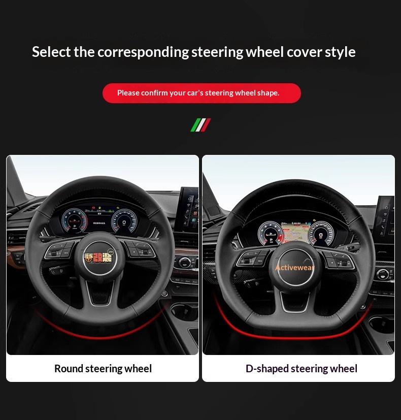 Car Suede Steering Wheel Cover For Lexus F Sport ES200 ES250 ES260 ES300 RX300 LS500h GS250 GS300 IS250 IS300 CT200h LX570 GX NX