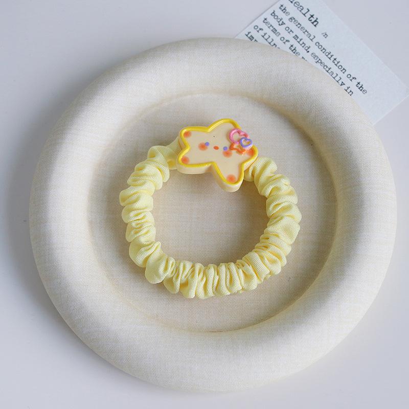 

Новая молочно-желтая эластичная резинка для волос в виде морской звезды для девочек