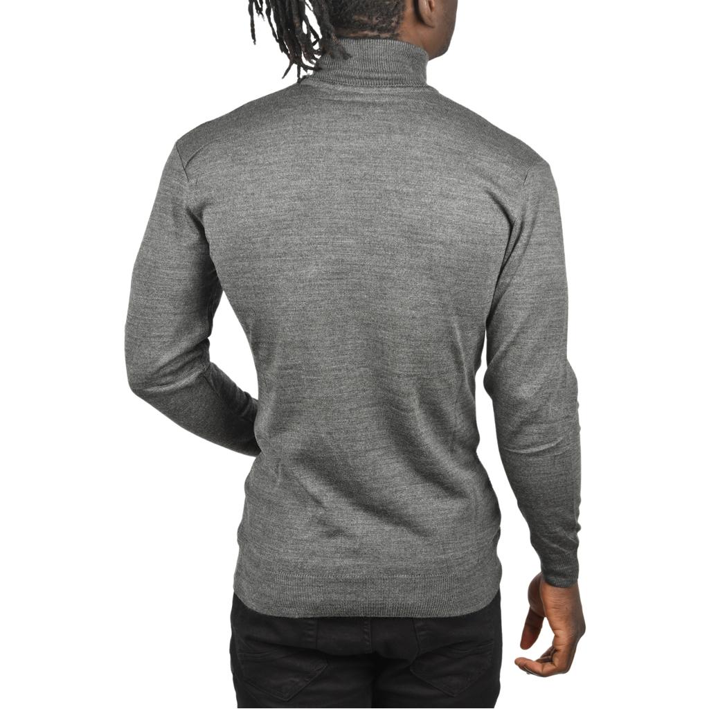 DeepSEA Slim Fit Baklava Desenli Tam Balıkçı Yaka Boğazlı Triko Balıkçı Yaka Kazak 2505507