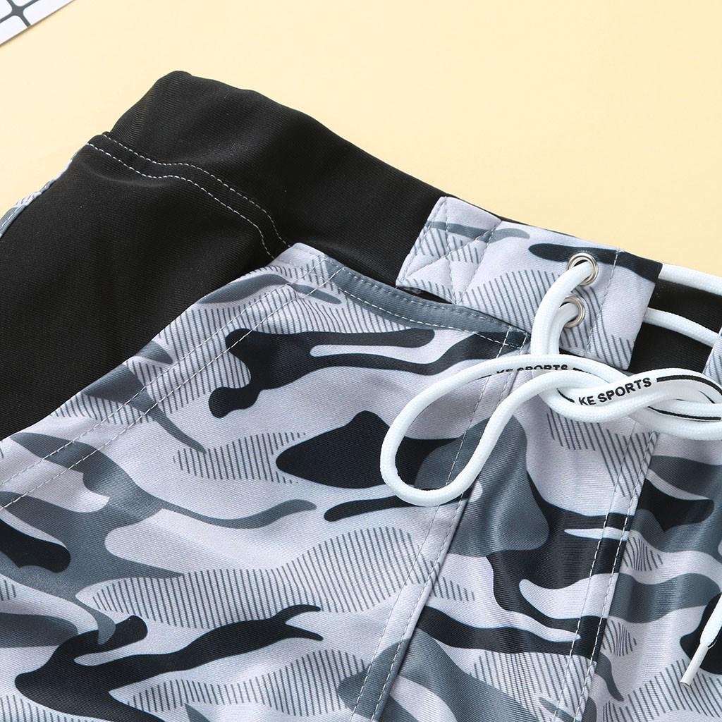 Men's Swimwear Running Surfing Sports Beach Camouflage Shorts Trunks Board Pants