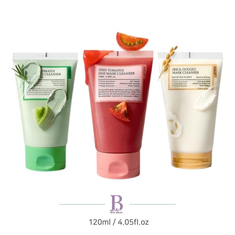 FULLY Vegan Pack Cleanser 120ml (3 Option) Green Tomato / Red Tomato / Rice Dough