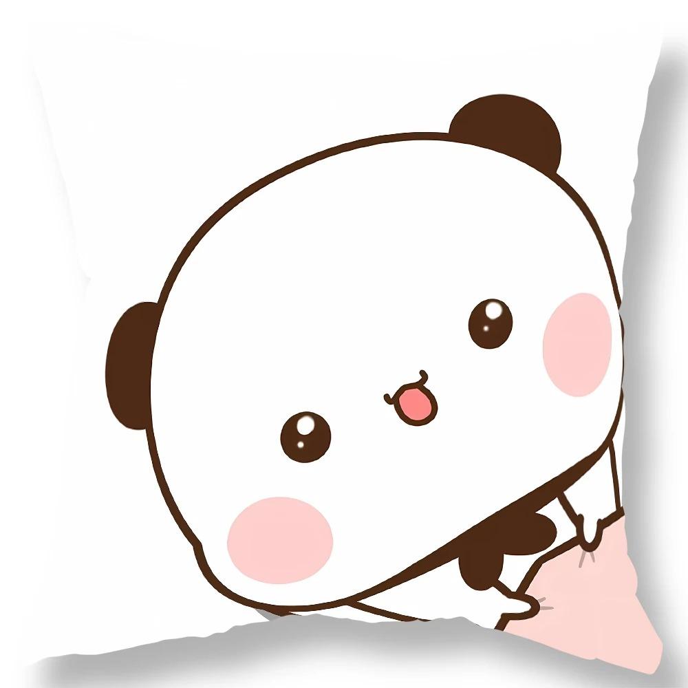 Office Living Room Home Pillowcase Kawaii Anime Bear Pattern Pillowcase Car Ornaments