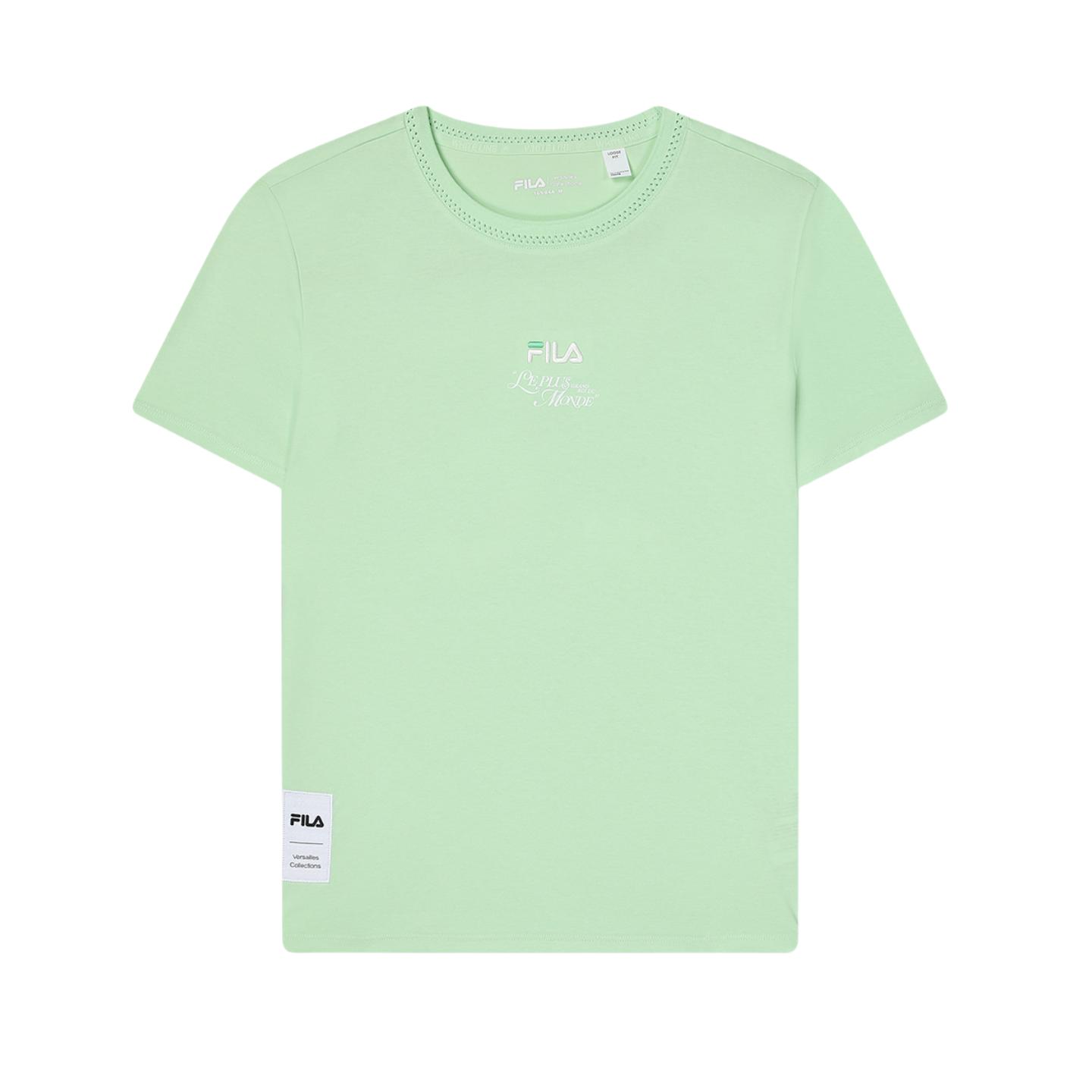 

New FILA T Shirts Women s Joyful Green F11W428105FLG 165/84A/M