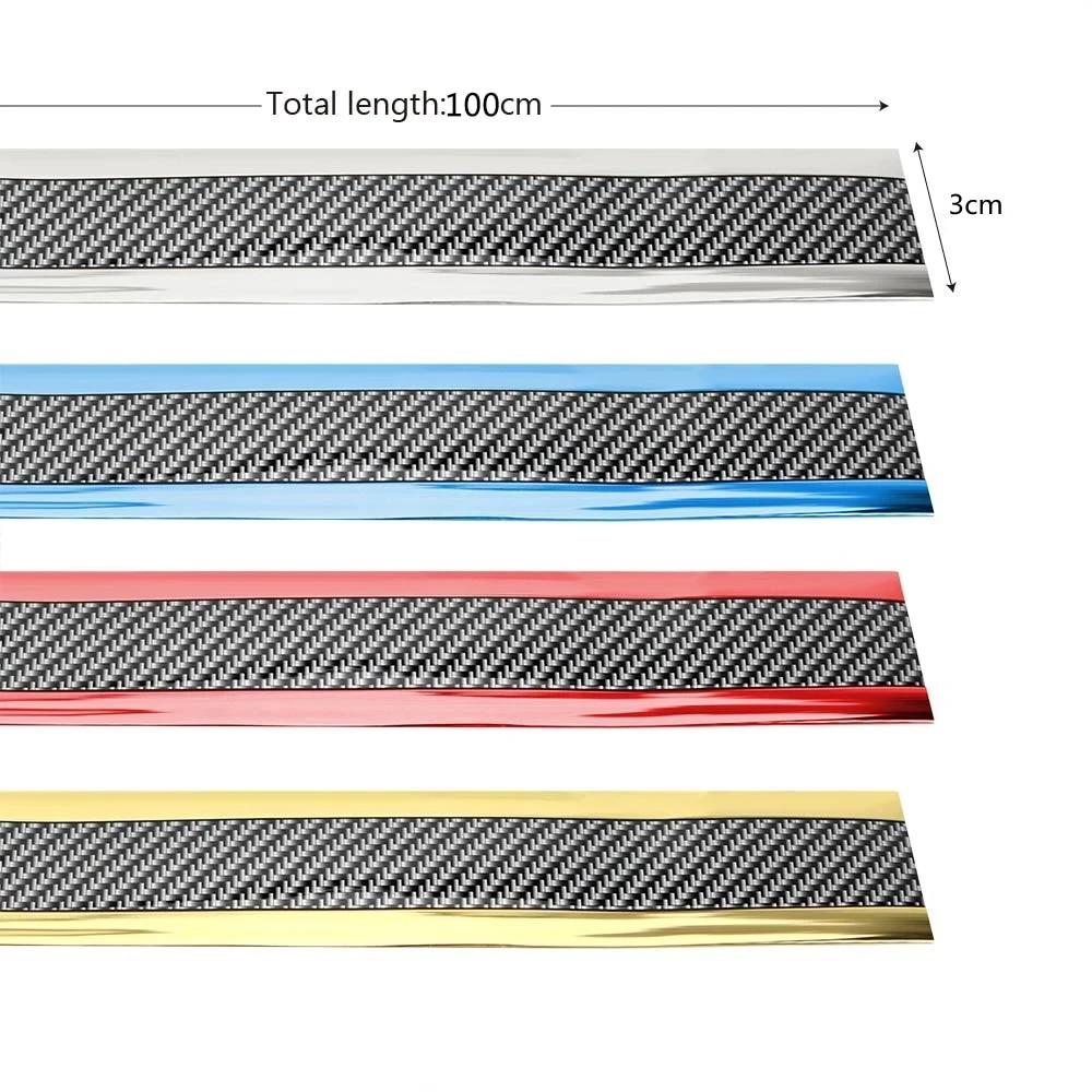 Car Stickers Anti Scratch Door Protector Carbon Fiber Strip for Car Accessories Civic G10 Lancer X Tuning Car Accessories W203