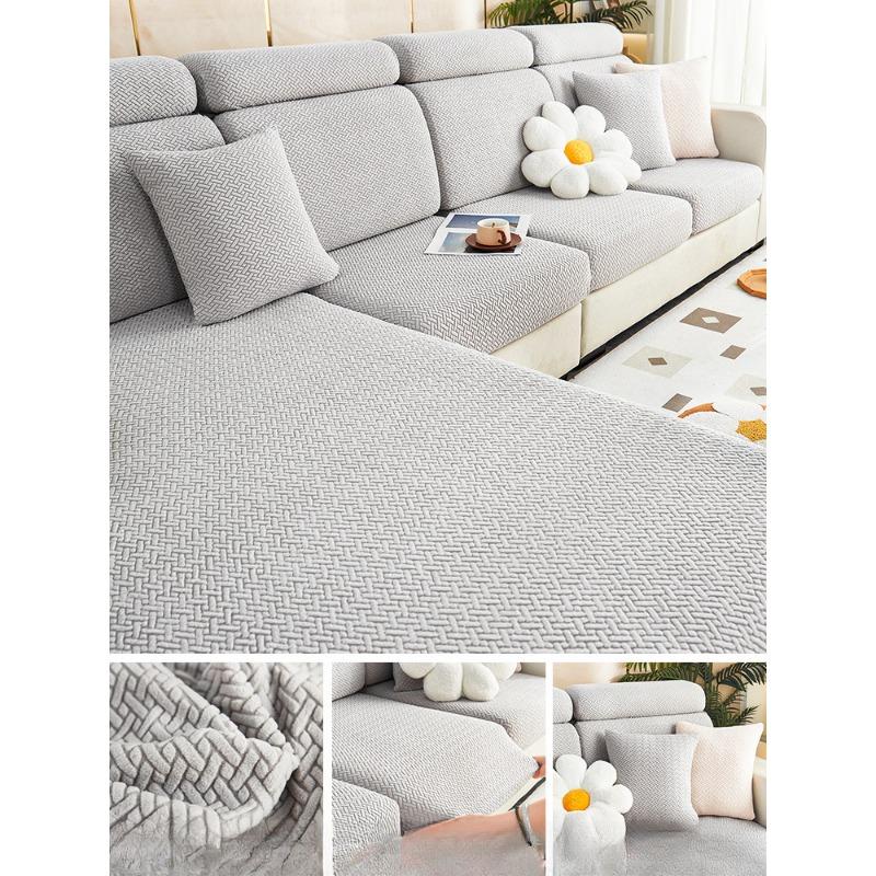 Natahovací potah na pohovku All-Inclusive Univerzální potah Four Seasons Univerzální polštář na pohovku Protiskluzová páska Protiprachová látka na polštář