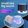 Mini Bluetooth Speaker Wireless Loud Speaker 7 Colour Crack LED SD Card USB Subwoofer Portable Sound Column For PC Mobile Phone