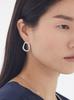 Sundaydiscoclub Circle Earrings Silver