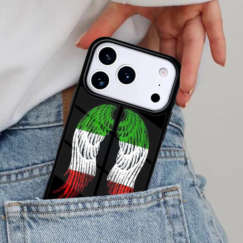 Italy Flag Vintage Italian Phone Case for iPhone 16e 15 14 13 12 17 Pro Max Plus Air 17pro Cover Coque
