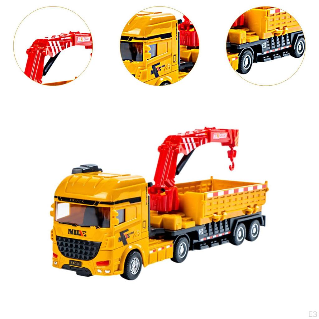 Konstruktionsspielzeug-Set für Jungen, automatisches Rückziehfahrzeug