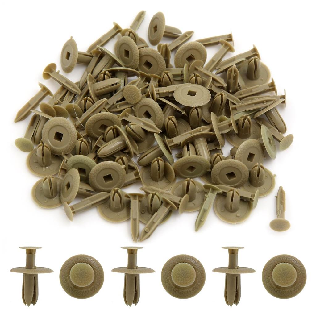 uxcell Rivet Fastener Clip 6mm Hole Diameter for Car Bumper